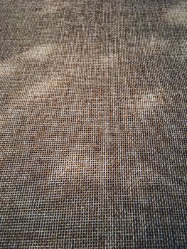 Linen texture and shadows as rustic background, fabric and material