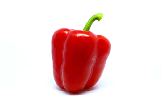 a red pepper isolated on white background