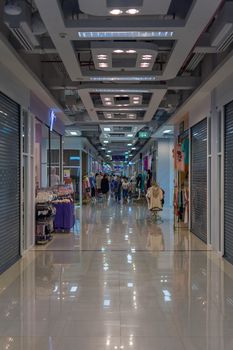 Bangkok, Thailand - August 20, 2016 : Department store or shopping mall is a popular destination for walks and relaxing family in holiday.