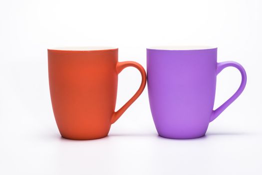 colorful coffee mug (s) isolated on white background