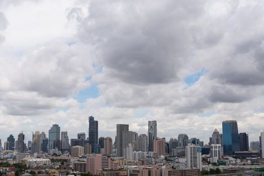 Bangkok, Thailand - June 24, 2016 : Cityscape and transportation in daytime of Bangkok city Thailand. Bangkok is the capital and the most populous city of Thailand.