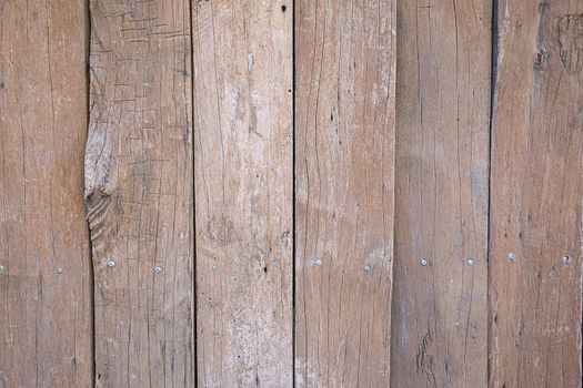 Old brown natural wood planks textured background