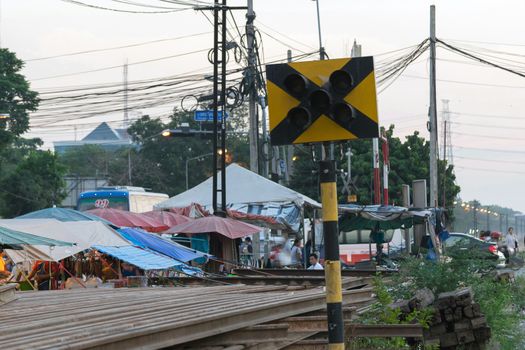 Bangkok, Thailand - December 4, 2015 : Transportation in Bangkok city. Bangkok is the capital and the most populous city of Thailand.