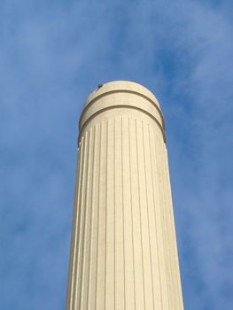 Chimney of Battersea Power Station in London, UK