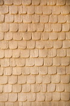 Painted weathered wood shingles background pattern