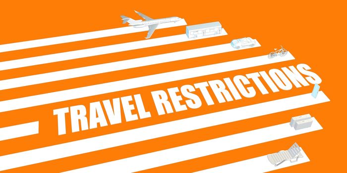 Travel Restrictions for Post Pandemic Recovery Concept