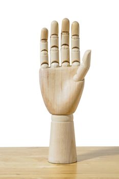 artificial brown human wood   hand