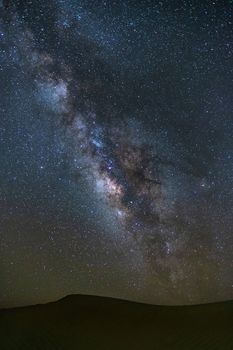 Milky way galaxy at Tar desert, Jaisalmer, India. Astro photography.