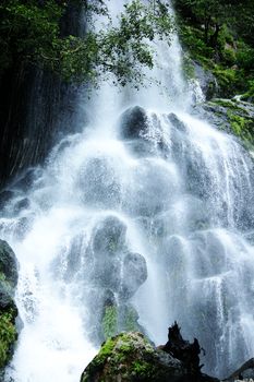 krok e dok waterfall saraburi in Thailand is a beautiful waterfall.