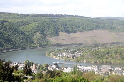 View of Boppard- Rhine Valley - Germany