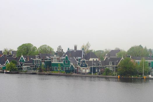 Houses in Zaanse Schans, Netherlands