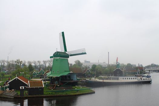 View of Zaanse Schans, Netherlands