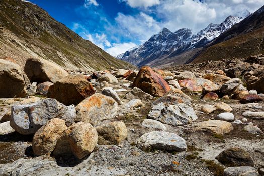 Lahaul Valley in Himalayas. Himachal Pradesh, India India