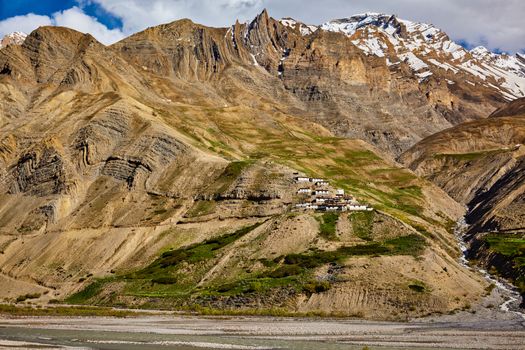 Tailing Village in Pin Valley, Himachal Pradesh, India