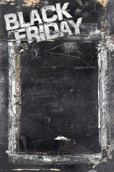 Black friday promotional poster. Abstract grungy background for your design.