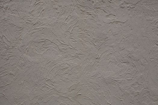 Texture of gray plastered wall