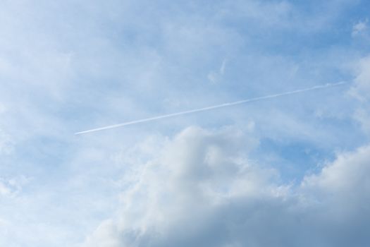 Clouds in a beautiful blue sky