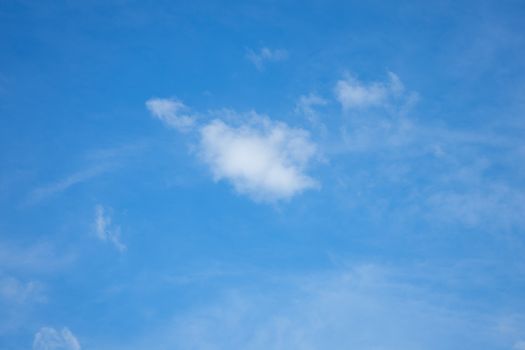 Clouds in a beautiful blue sky