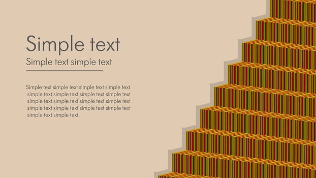 Abstract stairs background for site and landing page