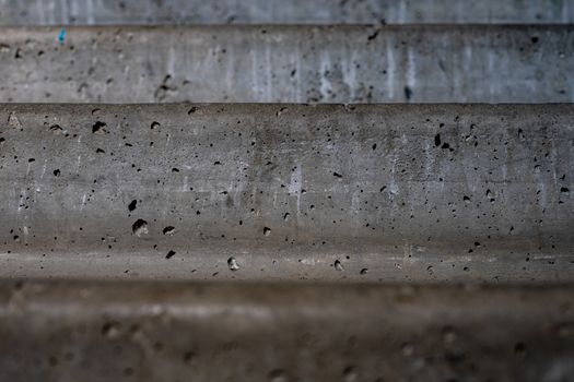 Old concrete stairs in a residential building