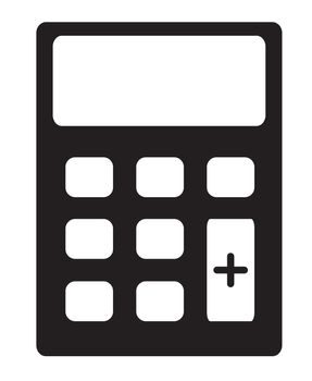 calculator icon on white background. calculator sign.