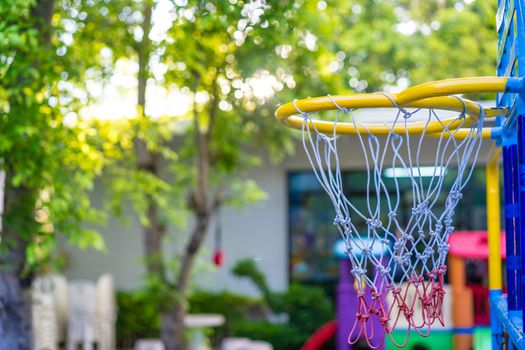 Basketball hoop in the park