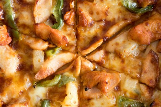 BBQ chicken supreme pizza