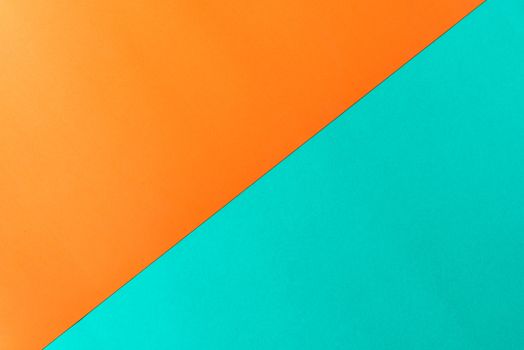orange and green paper background