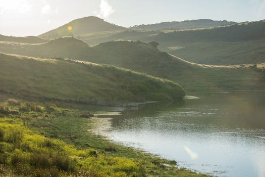 Walk on the Azores archipelago. Discovery of the island of Pico, Azores. Portugal. Madalena