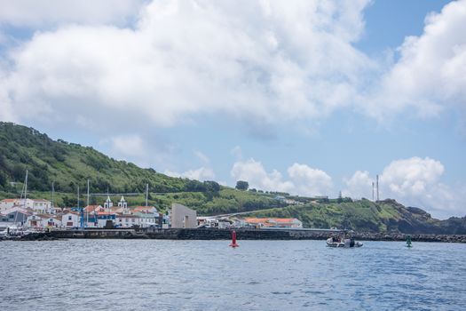 Walk on the Azores archipelago. Discovery of the island of Pico, Azores. Portugal. Madalena