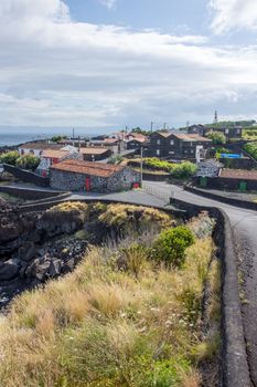 Walk on the Azores archipelago. Discovery of the island of Pico, Azores. Portugal. Madalena