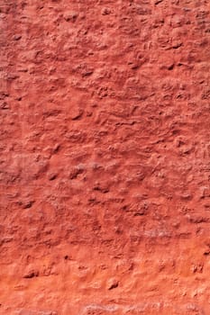 Old red weathered rough wall texture background