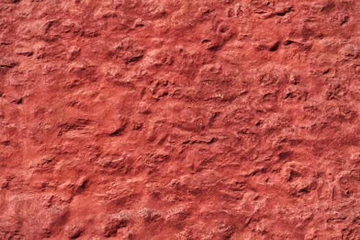 Old red weathered rough wall texture background