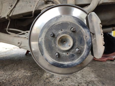 brake of the old car