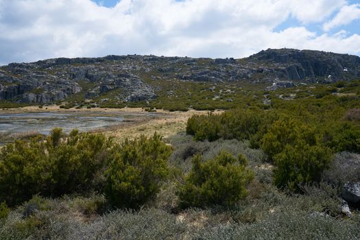 Landscape in Lagoa Seca Serra da Estrela, Portugal