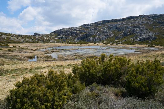 Landscape in Lagoa Seca Serra da Estrela, Portugal