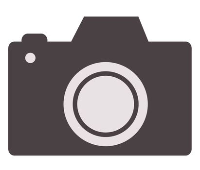 camera icon on white background. camera sign for your web site design, logo, app, UI. flat style.