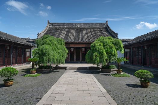 Ancient traditional garden, Suzhou garden, in China. Photo in Suzhou, China.