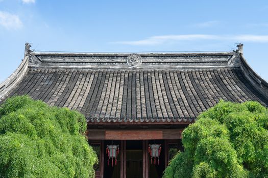 Ancient traditional garden, Suzhou garden, in China. Photo in Suzhou, China.