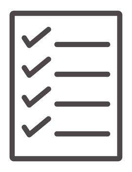 Checklist icon from Business on white background. checklist icon for your web site design, logo, app, UI. flat style. clipboard symbol.

