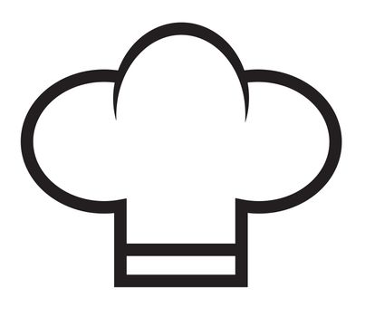 Chef cook cap trendy icons on white background. Chef cook cap icon for your web site design, logo, app, UI. flat style.