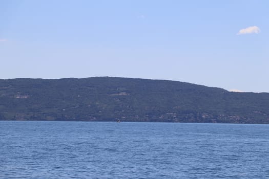 view of Garda lake in northern Italy