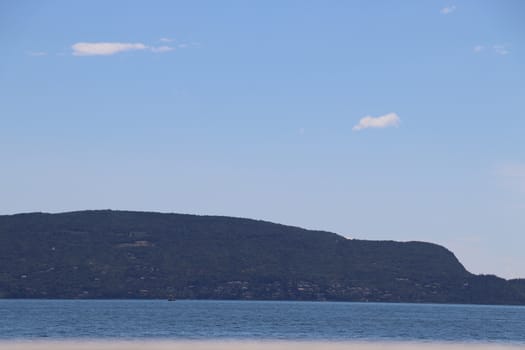 view of Garda lake in northern Italy