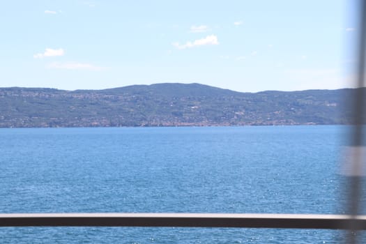 view of Garda lake in northern Italy