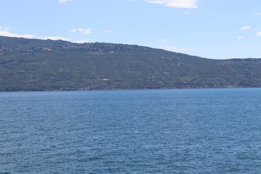 view of Garda lake in northern Italy