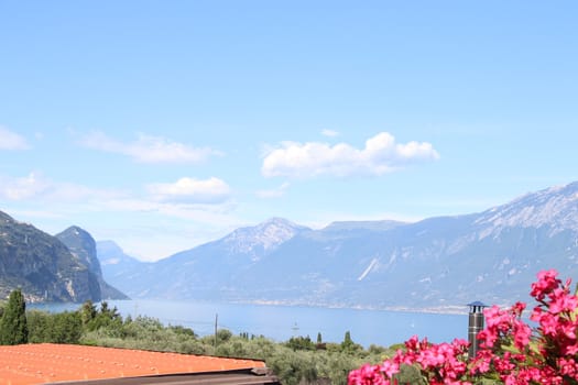 view of Garda lake in northern Italy