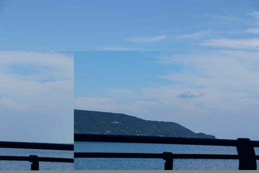 view of Garda lake in northern Italy