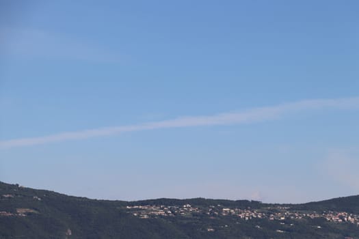 view of Garda lake in northern Italy