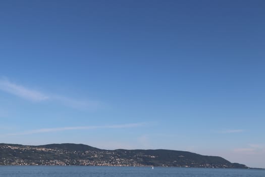 view of Garda lake in northern Italy