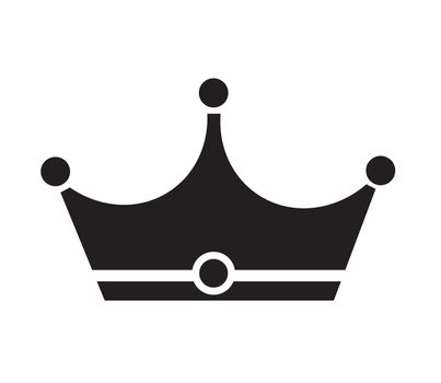 crown icon, crown icon on white background